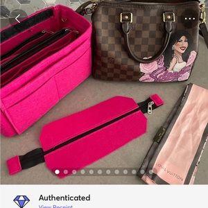 Authentic Louis Vuitton Speedy 25 Damier Ebene